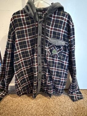 Grassroots California Flannel with hood